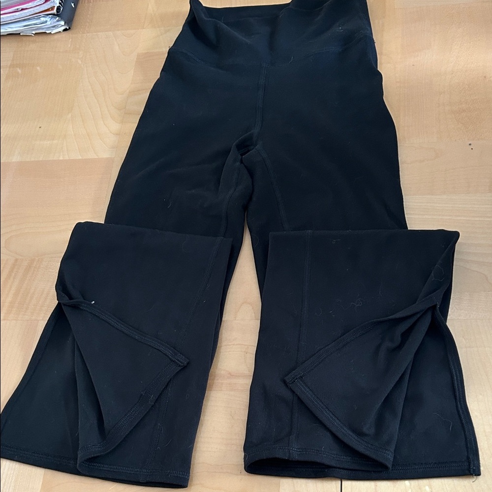 Gilly Hicks Black Leggings (flare bottoms)